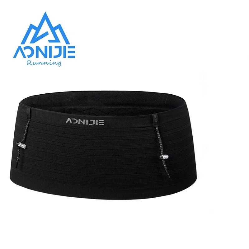 Top Trends: AONIJIE W8116 Woven Elastic Sports Waist Pack Men Women Trail Running Belt Hydration Waist Bag Phone Holder Gym Fitness Marathon Shoppable Styles