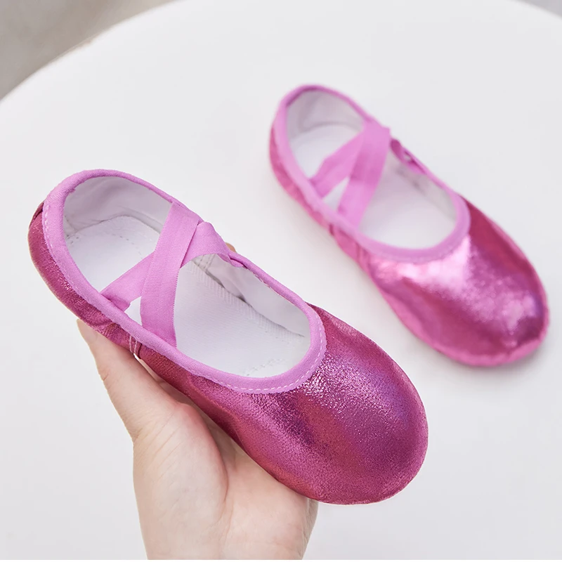 Top Trends: New Ballet Dance Shoes Yoga Gym Flat Slippers Blue Red Pink 4 Colors Ballet Dance Shoes For Girls Children Women Teacher Shoppable Styles