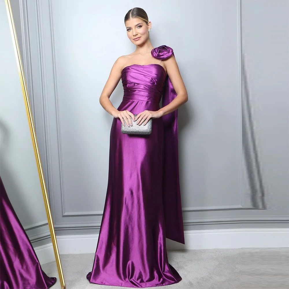 Top Trends: Sevintage Purple Mermaid Mother Of The Bride Dresses One Shoulder Prom Gowns Wedding Party Dress Vestidos De Noche 2023 Shoppable Styles