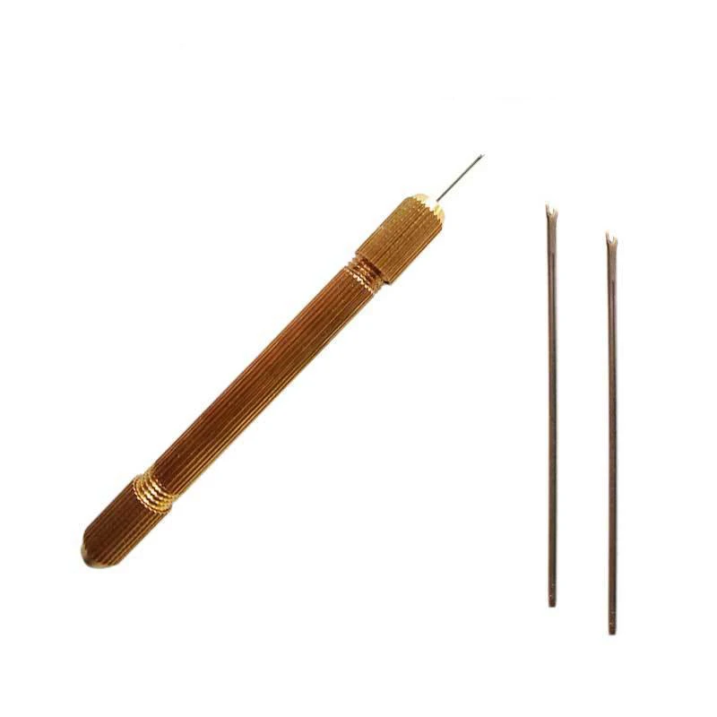 Top Trends: Hair Implanting Needle With Copper Holder For Making Toupee And Training Head Shoppable Styles