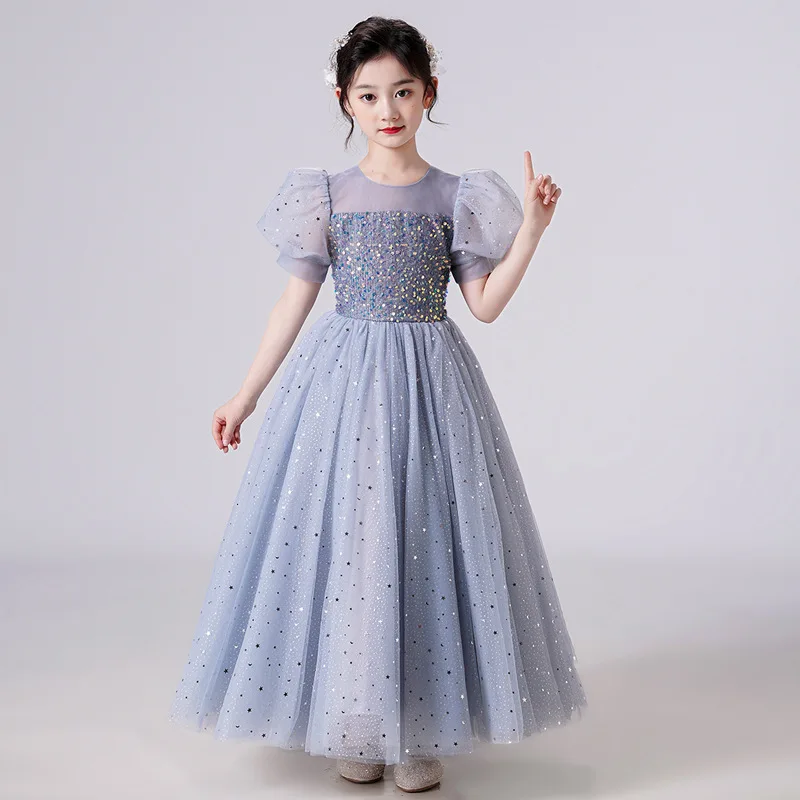 Top Trends: Flower Girl Party Christmas Gala Weddings Ceremony Dress Up Children's Luxury For Eid Evening 6 To 9 12 Years Long Fairy Dresses Shoppable Styles