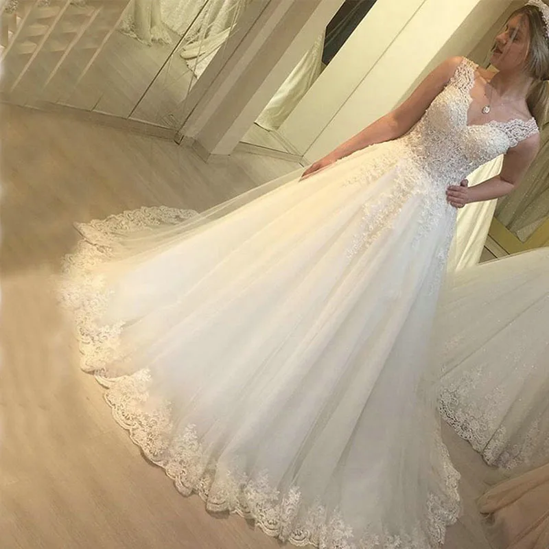 Top Trends: ZJ9218 Sweetheart Pearls Beaded Wedding Dress Custom Made 2023 Sleeveless Princess Bridal Dresses Ball Gown Shoppable Styles