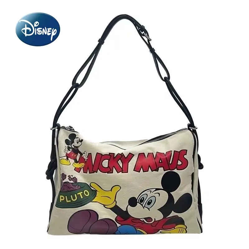 Top Trends: Disney Mickey New Women's Travel Handbag Luxury Brand Women's One Shoulder Oblique Bag Large Capacity Travel Bag Multifunctional Shoppable Styles