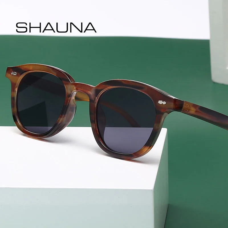 Top Trends: SHAUNA Ins Popular Trending Small Round Sunglasses Fashion Nail Glasses UV400 Shoppable Styles