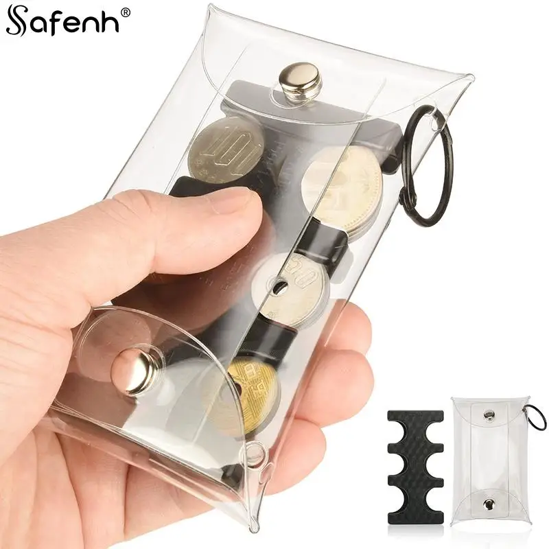 Top Trends: 1PC Coin Dispenser Coin Collection Purse Wallet Organizer Holder For Car Coin Changer Holder Mini Japan Coin Dispenser Storage Shoppable Styles