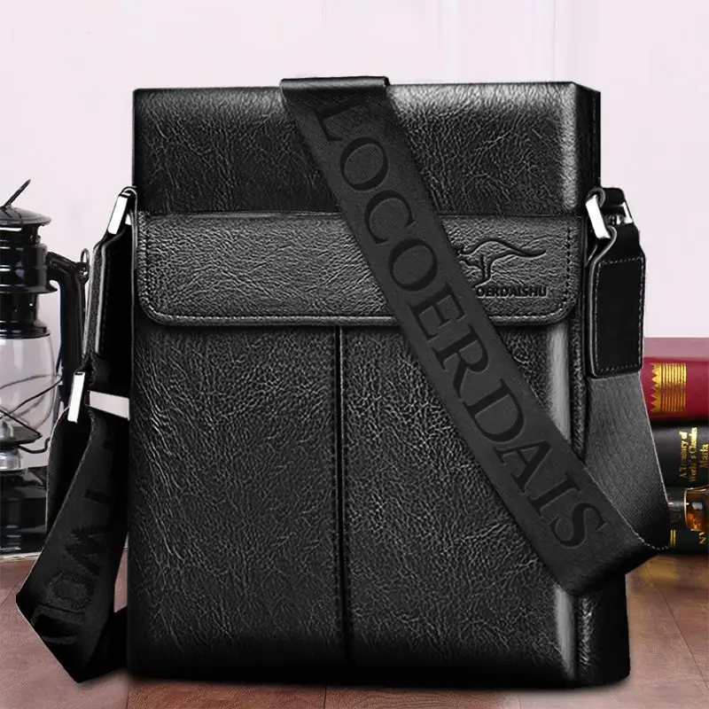 Top Trends: New 100% Genuine Leather Men&#039;s Shoulder Bag Business Travel Oblique Straddle Bag Office Handbag Casual Men&#039;s Shoulder Bag Shoppable Styles