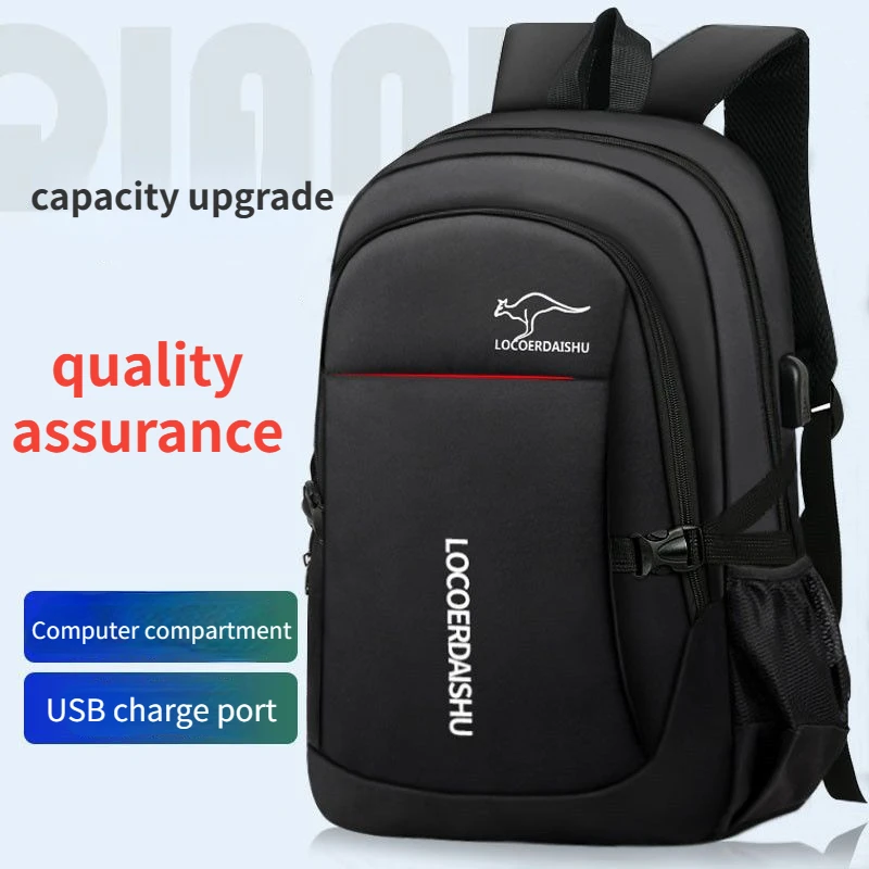 Top Trends: New Men&#039;s Backpack Business Leisure Backpack Large Capacity Travel Bag High School Backpack USB Charging Laptop Backpack Shoppable Styles