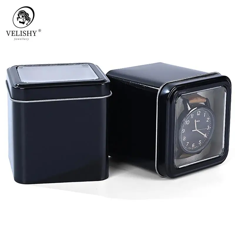 Top Trends: 8CM Fashion Gift Box Metal Box Watch Box For Friend Kids Girlfriend Or Boyfriend Factory Dropshipping Shoppable Styles