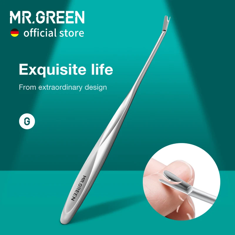 Top Trends: MR.GREEN Cuticle Pusher Dead Skin Remover Stainless Steel Manicure Tools Professional Cuticle Trimmer Nail Polish Peeler Scraper Shoppable Styles