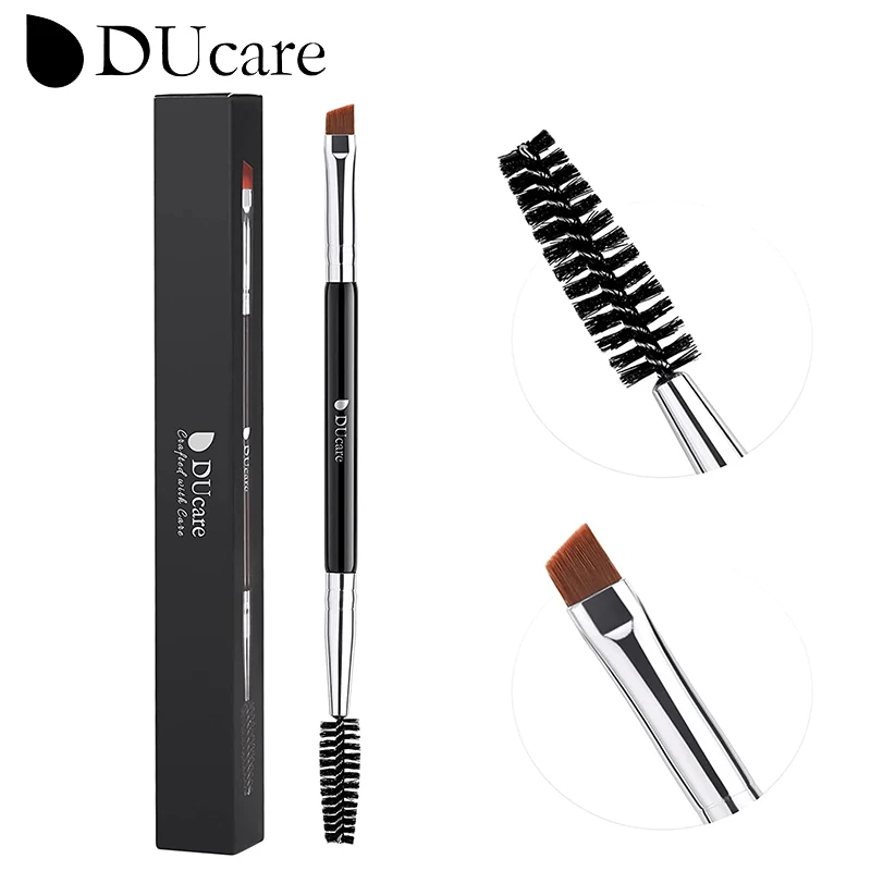 Top Trends: DUcare Eyebrow Brush Eyelash Comb Makeup Brushes Dual Ended Angled Brush Spoolie Brush 2 In 1 Lash Eyebrow Brush Set Makeup Tool Shoppable Styles