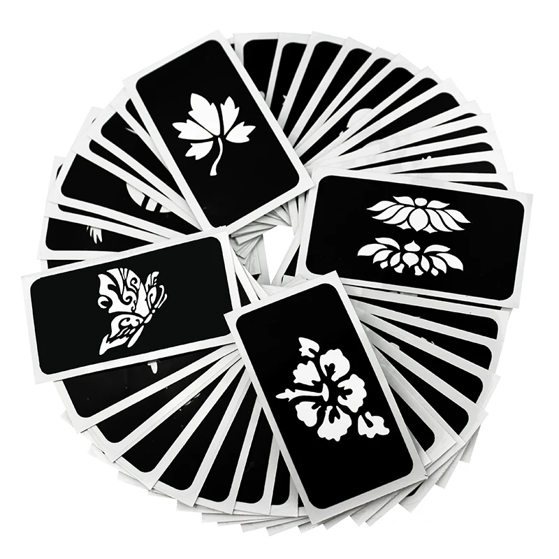 Top Trends: 10pcs / 20pcs Tattoo Sticker Popular Small Tattoo Stickers Henna Stencils Body Painting Stencil Paper Tattoo Temporary Waterproof Shoppable Styles