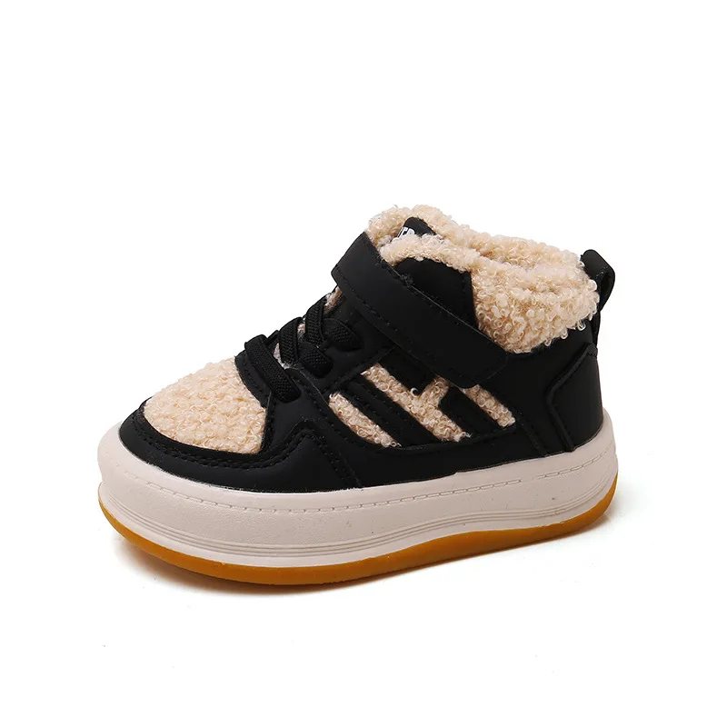 Top Trends: 2023 Girls Cotton Shoes Children Plush Thickened Anti-skid Shoes Boys Warm Sports Shoes Baby Soft Comfortable Winter Sneakers Shoppable Styles