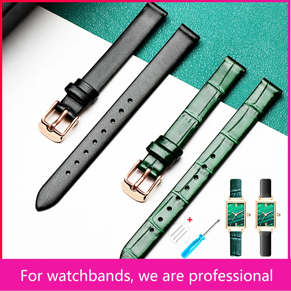 Top Trends: Soft Watch Strap Accessaries 8mm 10mm 12mm 14mm 16mm 18mm 20mm 22mm Men Women Watch Parts Genuine Strap Rose Gold Bucke Shoppable Styles