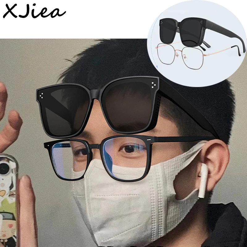 Top Trends: XJiea Polarized Sunglasses Men Women Wear Over Myopia Prescription Glasses Fashion Designer Outdoor Fishing Driving Goggles Shoppable Styles