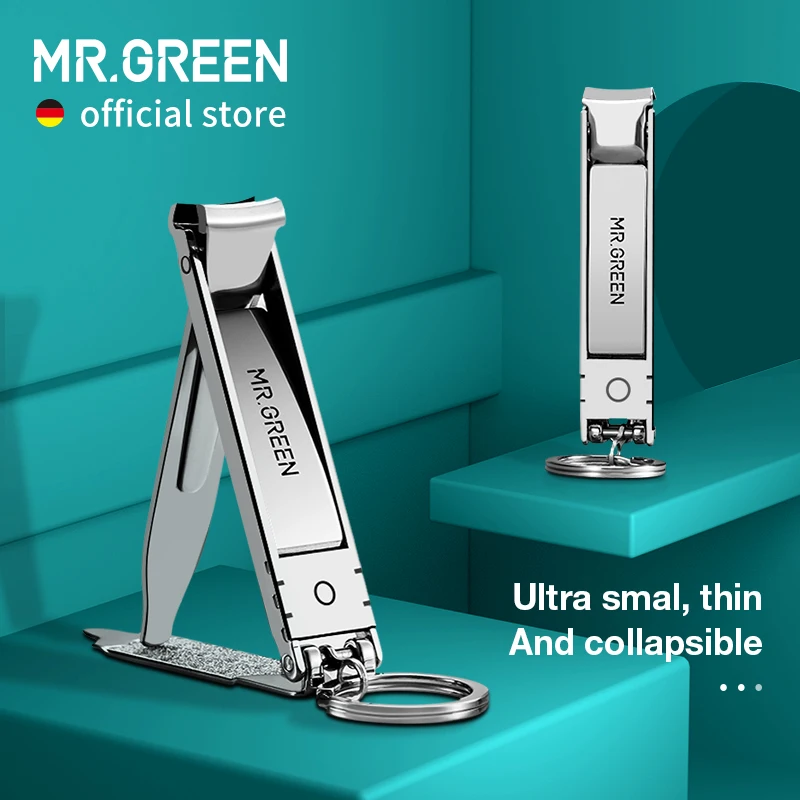 Top Trends: MR.GREEN Ultra-Thin Nail Clippers Collapsible Portable Travel Fingernail Nail Scissors Cutter Stainless Steel Manicure Tools Shoppable Styles