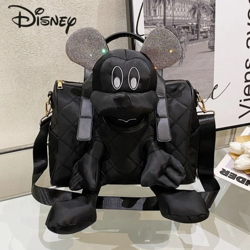 Top Trends: Disney Mickey New Women&#039;s Crossbody Bag High Quality Fashion Handbag Cartoon Multi Functional Large Capacity Leisure Fitness Bag Shoppable Styles