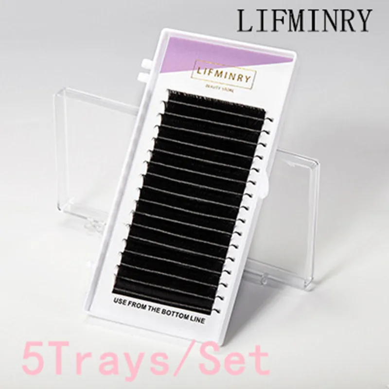 Top Trends: 5cases Quality Eyelash Extensions Tray Fake Mink Single Eyelash Size Single Eyelash Soft Natural Eyelash False Eyelash Shoppable Styles