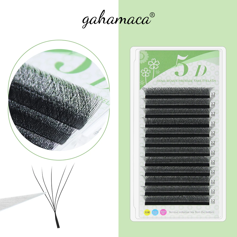 Top Trends: GAHAMACA 5D W Shape Lashes 3D 4D YY Eyelashes Extension Premade Volume Fans Natural Lashes Clover Professional Makeup Shoppable Styles