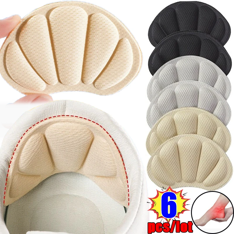 Top Trends: 3 / 1Pairs Anti-wear Feet Care Heel Stickers Women Sponge Back Sticker Inserts Protector Shoe Pads Adhesive Pain Relief Cushions Shoppable Styles