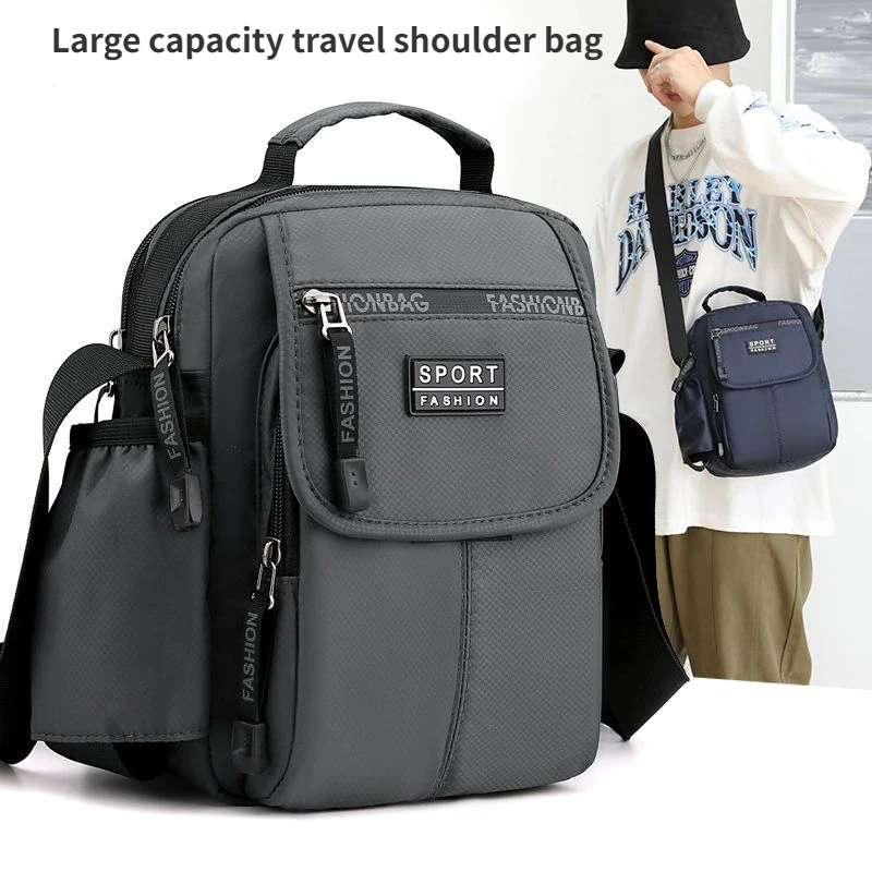 Top Trends: Men&#039;s Fashionable Shoulder Bag Crossbody Bag Travel Strap Bag Waterproof Oxford Cloth Bag Business Messenger Bag Men&#039;s Chest Bag Shoppable Styles