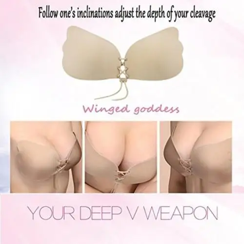 Top Trends: Invisible Strapless Adhesive Stick Bra Strapless Push Up Bras Women Sexy Backless Lingerie Seamless Silicone Bralette Underwear Shoppable Styles - Image 4