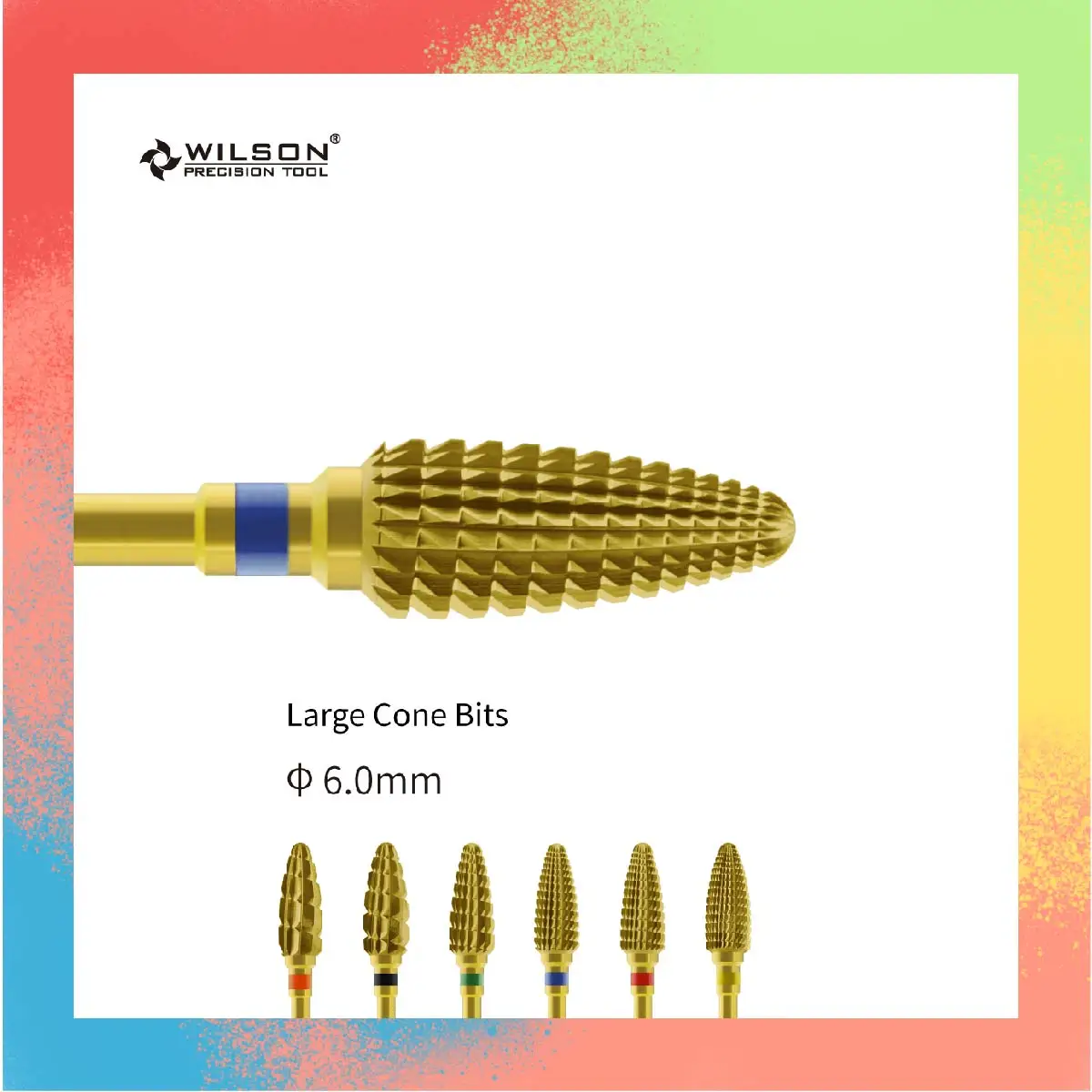 Top Trends: WILSON Large Cone Bits-Tools Nails Cutters For Manicure Drill Bits Nails Accessories Remove Hard Gel Free Shoppable Styles