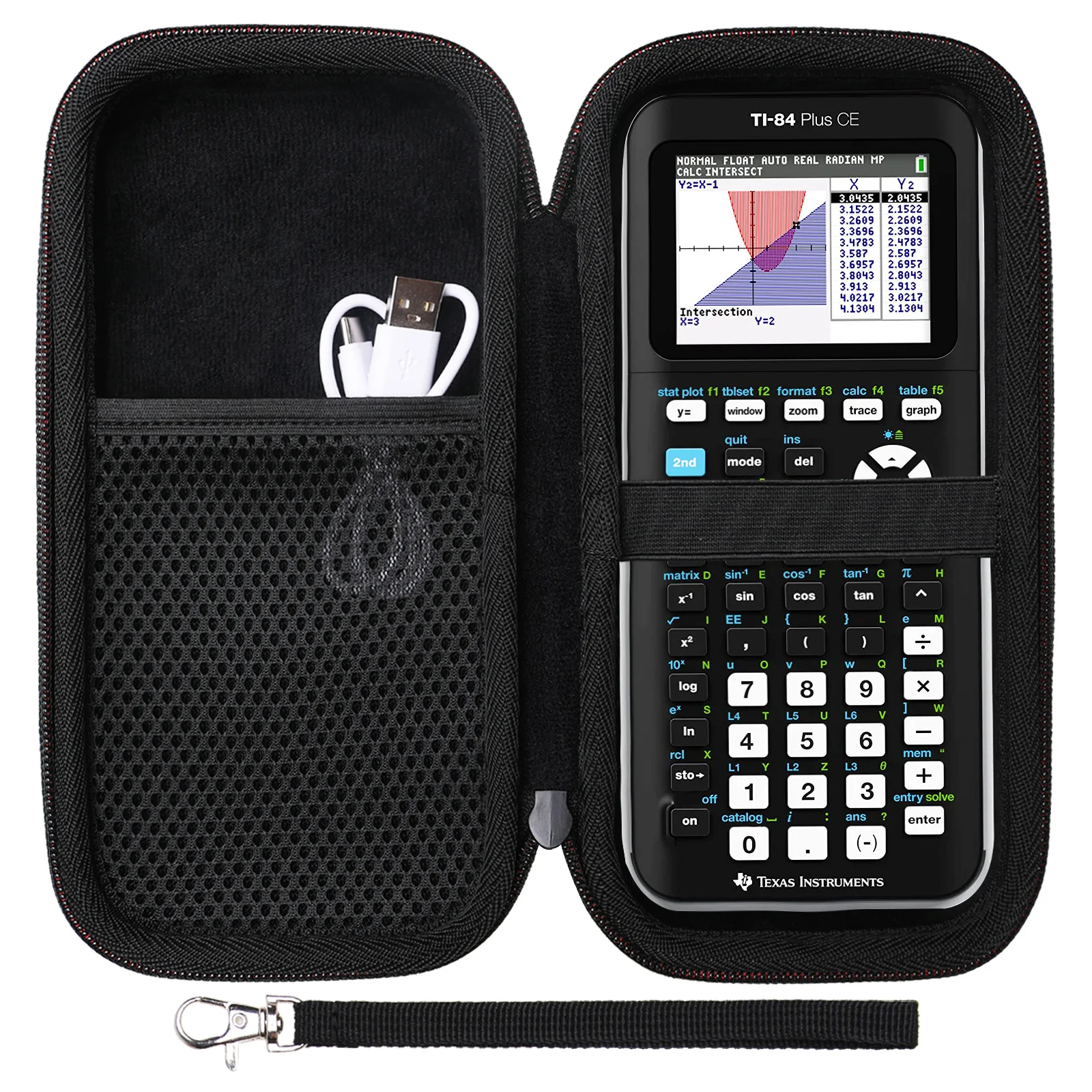 Top Trends: LTGEM EVA Hard Case Compatible With Texas Instruments TI-84 Plus CE / TI-Nspire CX CAS / TI-Nspire CX II / Color Graphing Calculator Shoppable Styles