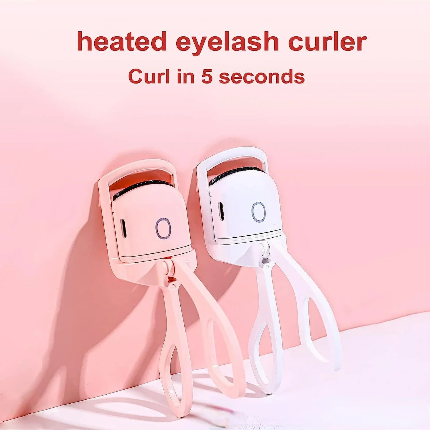 Top Trends: Fashion Electric Eyelash Curler USB Charging Model Fast Heating Portable Fast Shaping And Long Lasting Curling Eyelash Clip Shoppable Styles