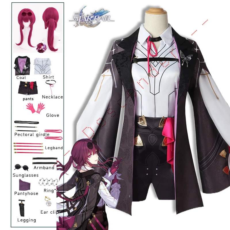 Top Trends: Kafka Cosplay Anime Game Honkai: Star Rail Costume Sweet Lovely Combat Uniform Women Halloween Party Role Play Clothing Outfit Shoppable Styles