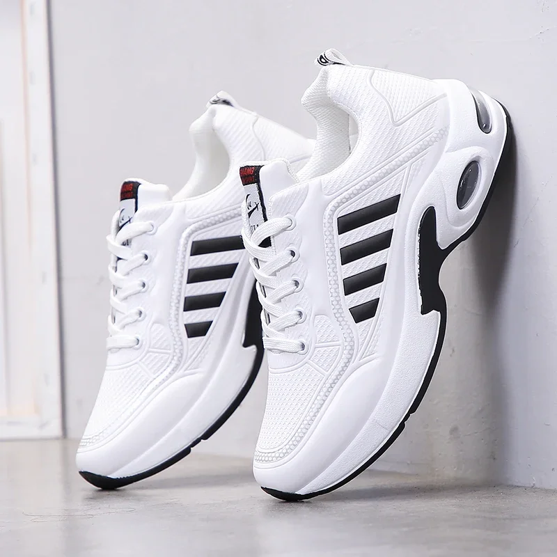 Top Trends: Male Sneakers Fashion Comfortable Sneakers Man Shoes 2023 New Wedges Sneakers Casual Outdoors Vulcanized Running Shoes For Men Shoppable Styles