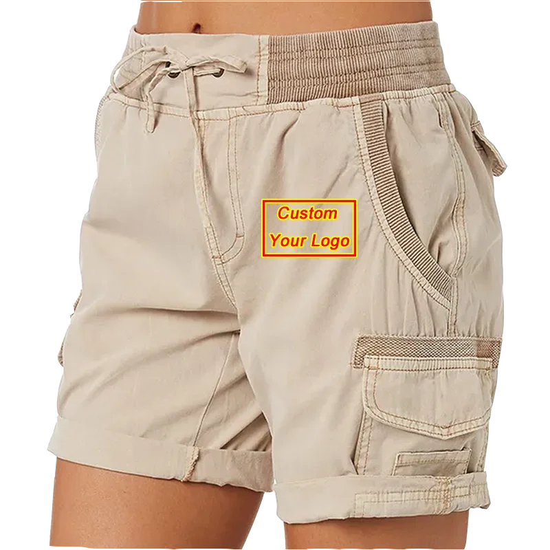 Top Trends: Custom Your Logo Outdoor Casual Golf Active Shorts Womens Hiking Cargo Shorts Summer Loose Bermuda Shorts With Pockets Plus Size Shoppable Styles