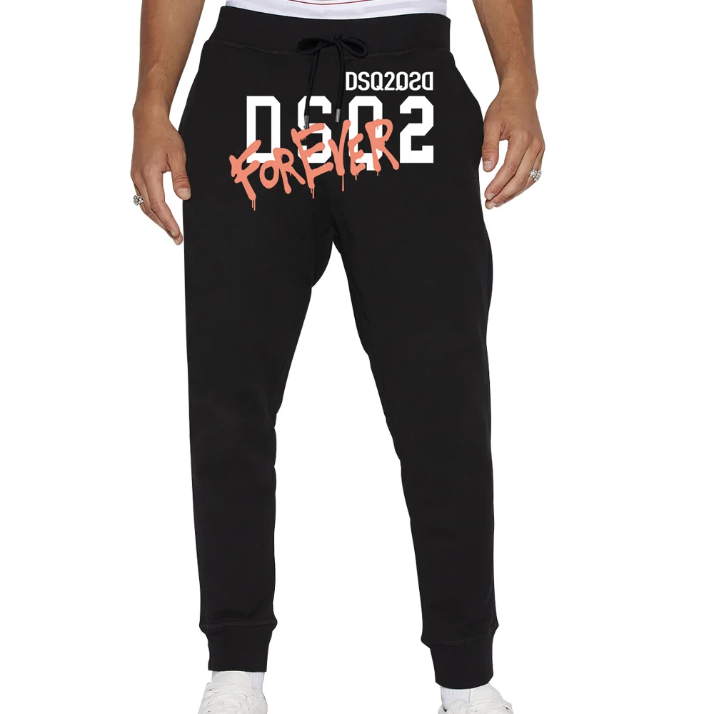 Top Trends: 2023 DSQ2 Men's Jogging Sports Pants Casual Training Pants Sportswear Print Men's Straight Leg Sweatpants Gyms Outdoor Long Pant Shoppable Styles