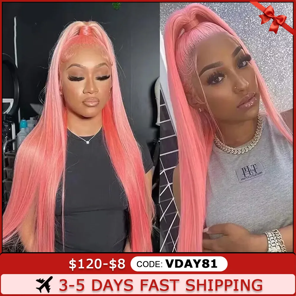 Top Trends: Pink 13x6 Transparent Lace Front Wig Straight Wigs For Women 613 Colored 13x4 HD Lace Front Blonde Human Hair Wigs 250 Parkson Shoppable Styles