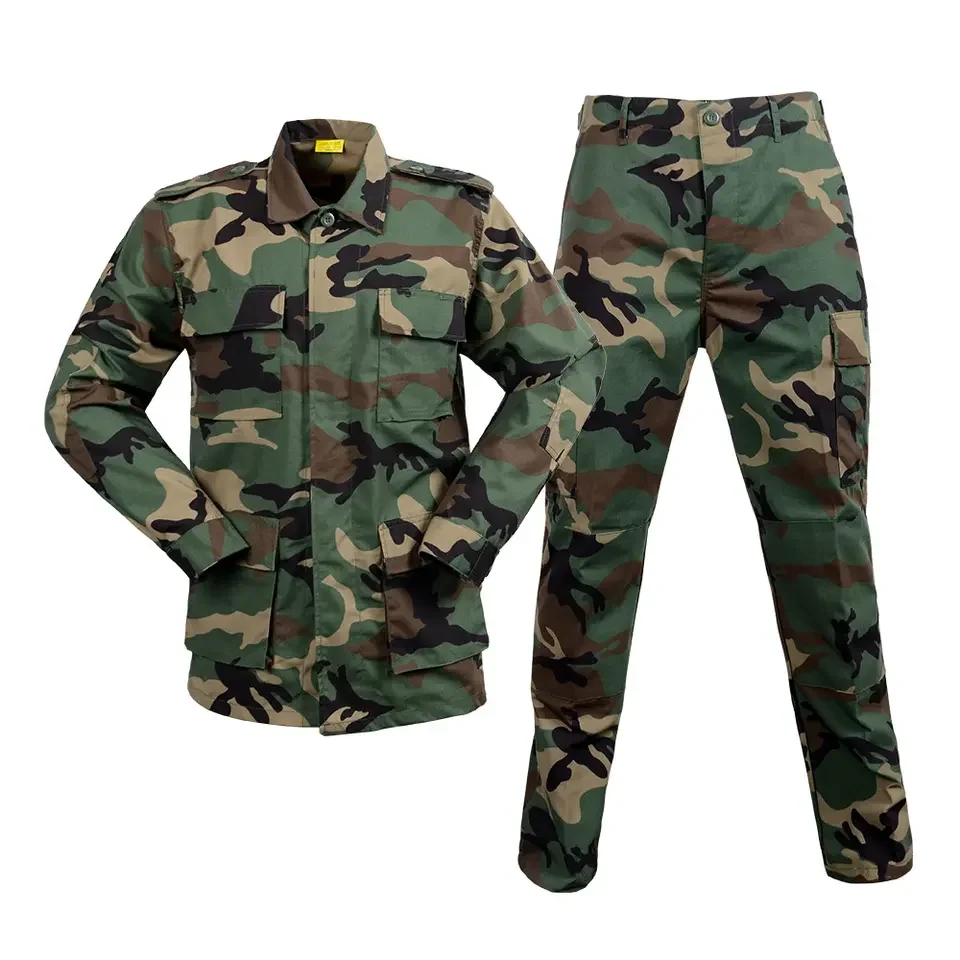 Top Trends: Four Chest Pocket Military Uniform Battle Dress Suits Army Training Combat Clothes Outdoor Hunting Hiking Work Clothes Big Size Shoppable Styles