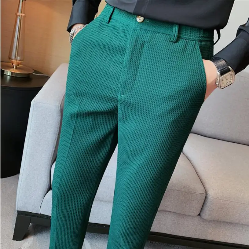 Top Trends: 2023 Men&#039;s Suit Trousers Spring And Summer Business Casual Pants Men&#039;s Fashion High-Quality Solid Color Slim Trousers Men 28-36 Shoppable Styles