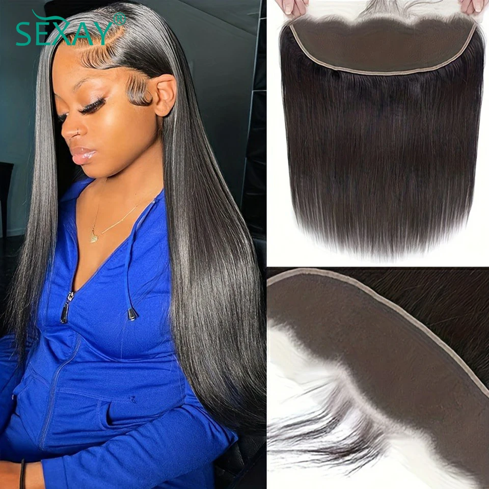 Top Trends: 13x4 Lace Frontal Brazilian Human Hair 4x4 Free Part Swiss Lace Closure With Baby Hair Ear To Ear Lace Frontals Pre Plucked Shoppable Styles