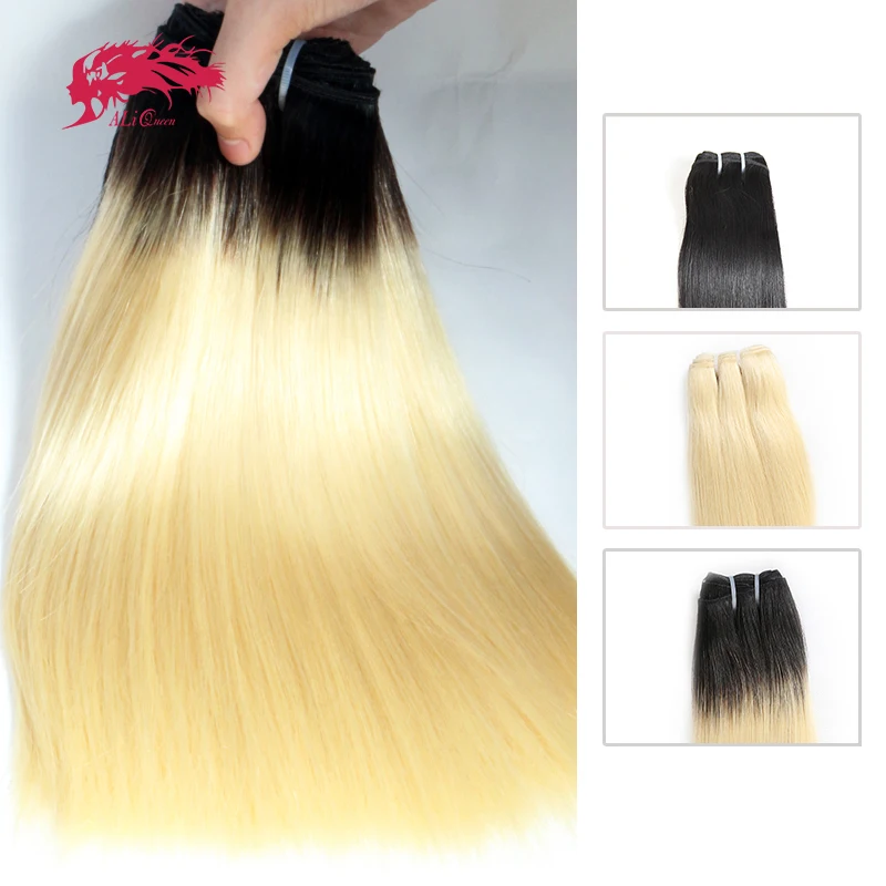 Top Trends: Straight Mink Human Hair Bundle Unproccessed Raw Virgin Human Hair Blond Color One Donor Hair Ombre Blond Raw Virgin Human Hair Shoppable Styles