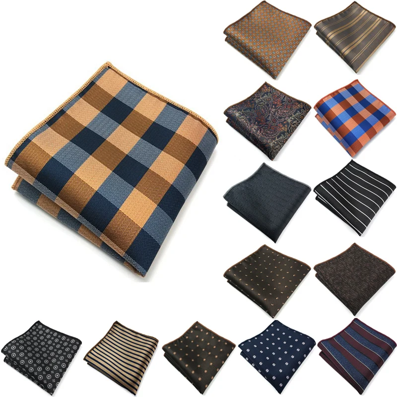 Top Trends: Men&#039;s Suits Handkerchief Print Pocket Towel Fashion Scarf Chest Towel Pocket Square Women&#039;s Handkerchief Custom Logo Shoppable Styles