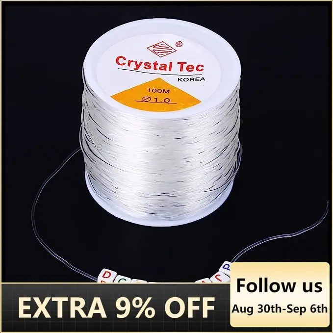 Top Trends: 0.4-1.0mm Transparent Stretch Elastic Crystal Line Beading Rope String For Jewelry Making DIY Handmade Bracelet Cord Shoppable Styles