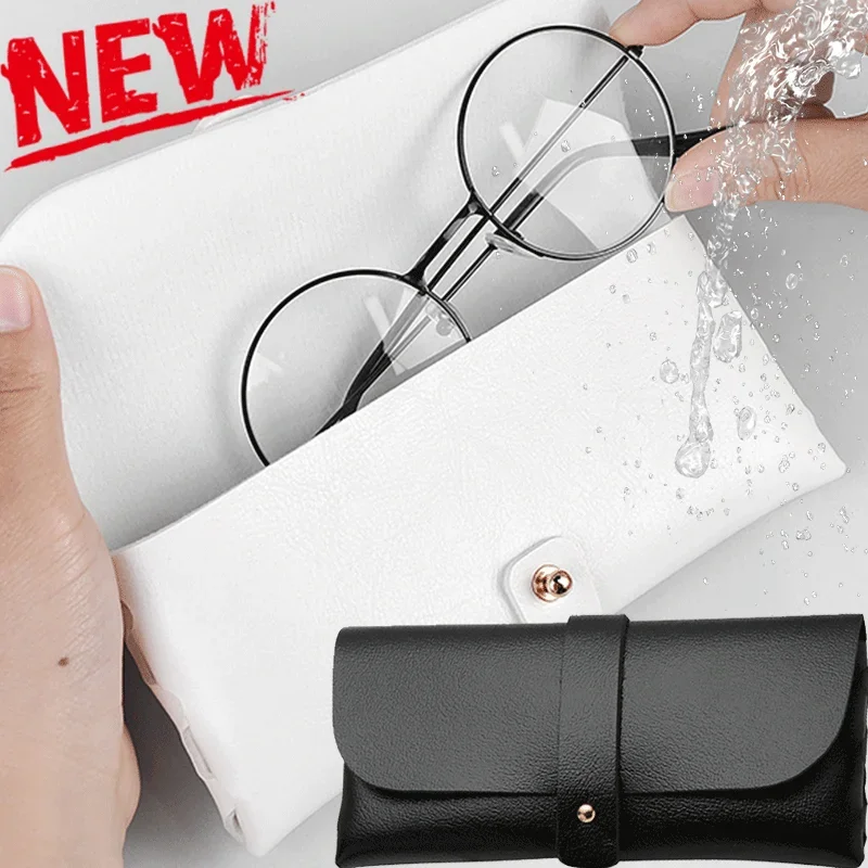 Top Trends: Glasses Case Women PU Leather Soft Glasses Bag Fashion Portable Sunglasses Box Bag Accessories Eyeglasses Case Sunglasses Box Shoppable Styles - Image 2