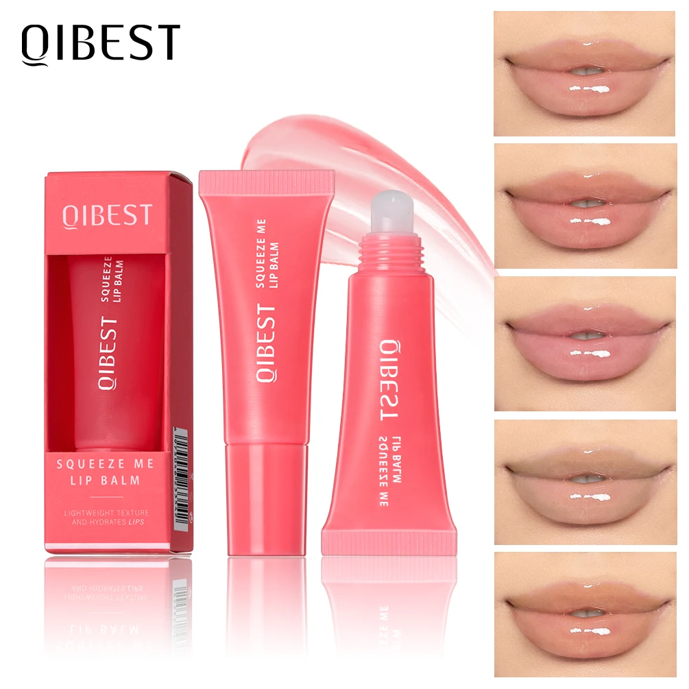 Top Trends: QIBEST Fruit Lip Balm Long Lasting Jelly Gel Moisturizing Nourish Lip Gloss Makeup For Women Lip Care Lip Mask Korean Cosmetics Shoppable Styles