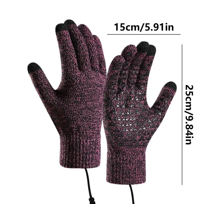 Top Trends: USB Heating Gloves Screen Touch Heating Gloves For Fishing Winter Essential For Backpacking Mountaineering Riding Camping Shoppable Styles - Image 6