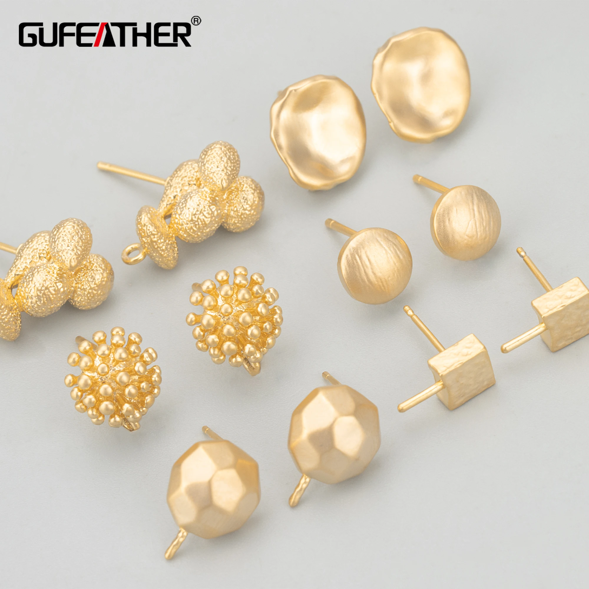 Top Trends: GUFEATHER MD58, jewelry Accessories, 18k Gold Rhodium Plated, copper, hand Made, charms, diy Earrings, jewelry Making, 6pcs / lot Shoppable Styles