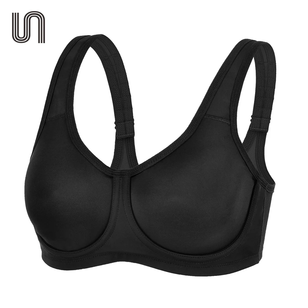 Top Trends: Women Unwired Bras High Impact Double-Layer Shock Control Plus Size Outer Sports Bra Tops Sportswear Gym Workout Run Underwear Shoppable Styles