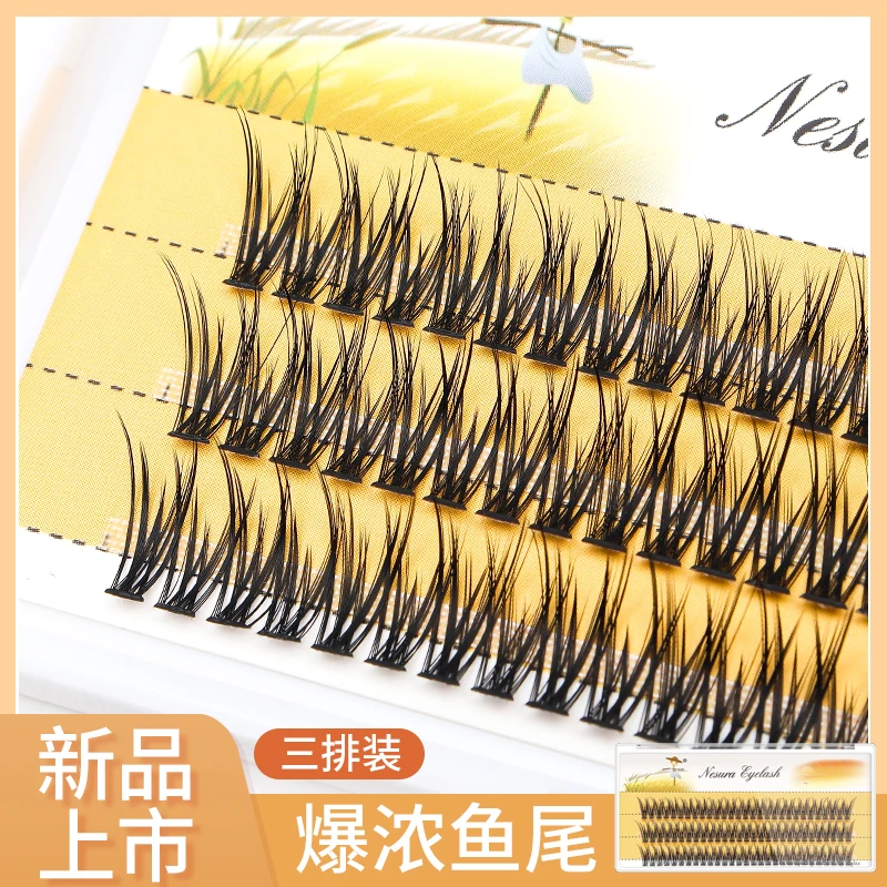 Top Trends: Grafting World Euramerican Soft Curly Natural A Type Fairy Slender WithDense And Explosive Fish Tail False Eyelashes Shoppable Styles