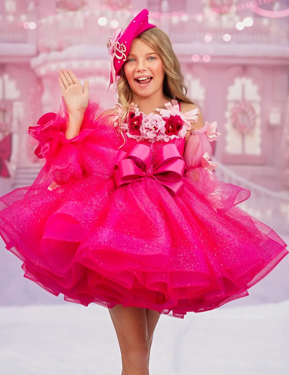 Top Trends: Fuchsia Ruffles Little Girls Prom Dresses Ball Gowns Sequin Kids Pageant Dress Flower Child Birthday Wears Shoppable Styles