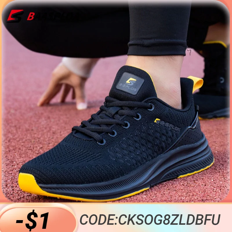 Top Trends: Baasploa 2021 New Men Knit Casual Walking Shoes Breathable Trendy Sneakers Original Light Shock Absorption Male Tennis Shoe Shoppable Styles