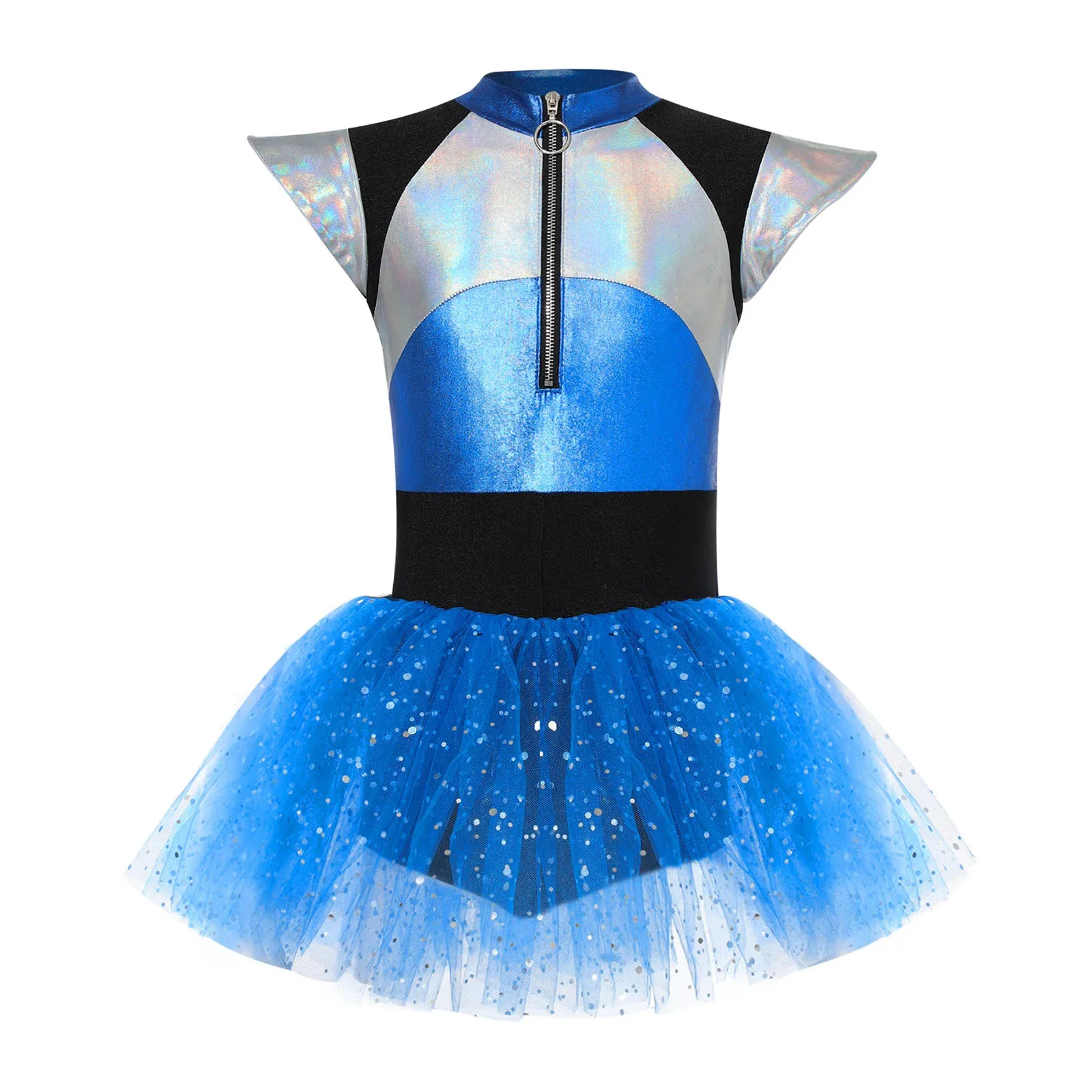 Top Trends: Kids Girls Tutu Ballet Dress Ballerina Bright Mesh Tulle Dress Gymnastics Leotard Dancewear Halloween Alien Cosplay Costume Shoppable Styles