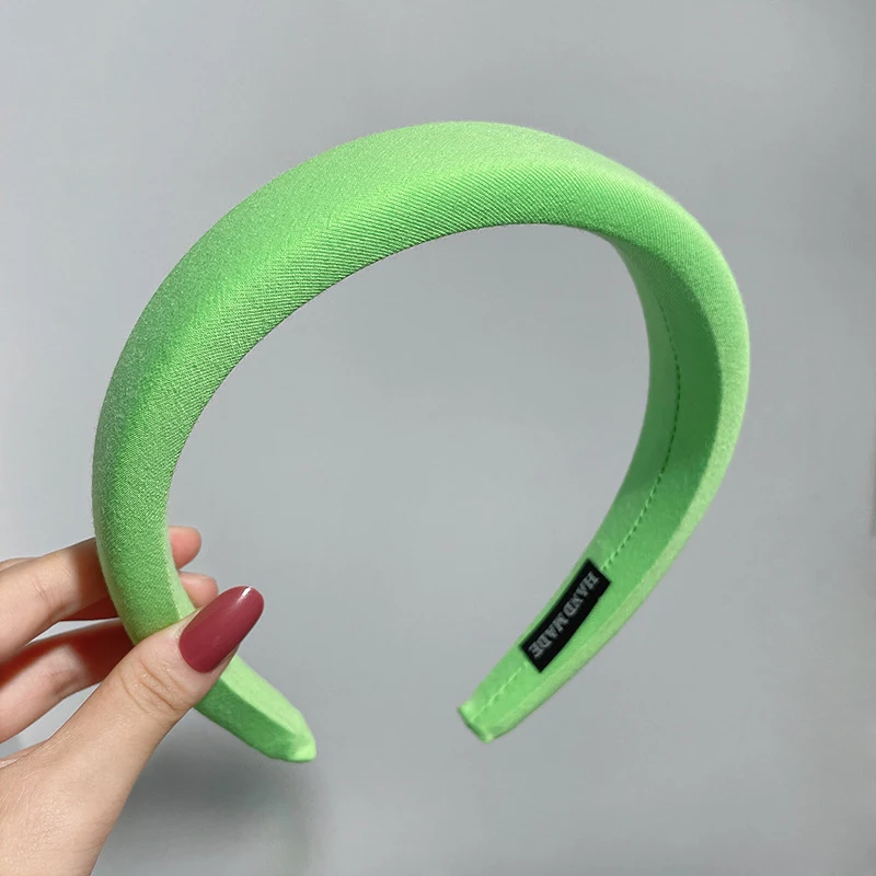 Top Trends: New Padded Headbands Women Wide Bezel Hairbands Thick Velvet Hair Hoop Girls Sponge Non-slip Hairband Fashion Hair Accessories Shoppable Styles - Image 6