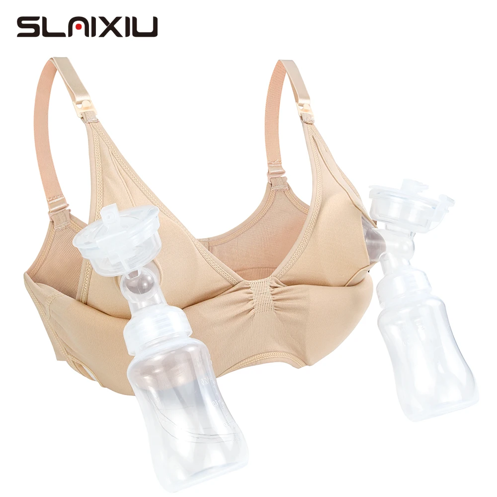 Top Trends: Nursing Bra Breast Pump Special Maternity Bra Hand Free Pregnancy Clothes Breastfeeding Accessories Pumping Bra Can Wear All Day Shoppable Styles